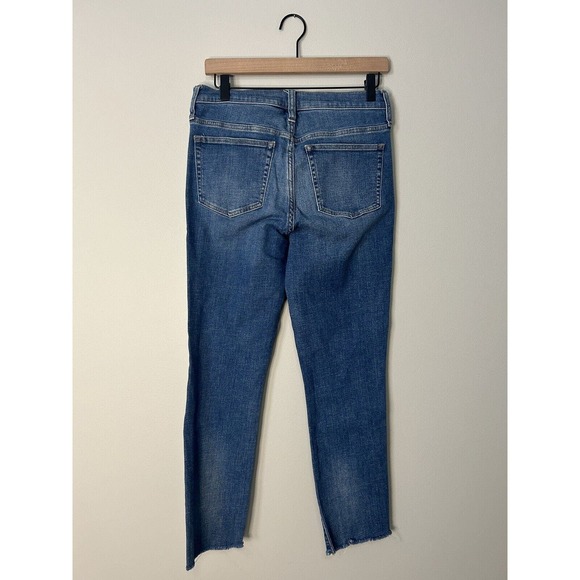 J Crew Women's 9" Vintage Straight Mid Rise Denim Jeans SZ 27 #AV708 - Picture 4 of 5